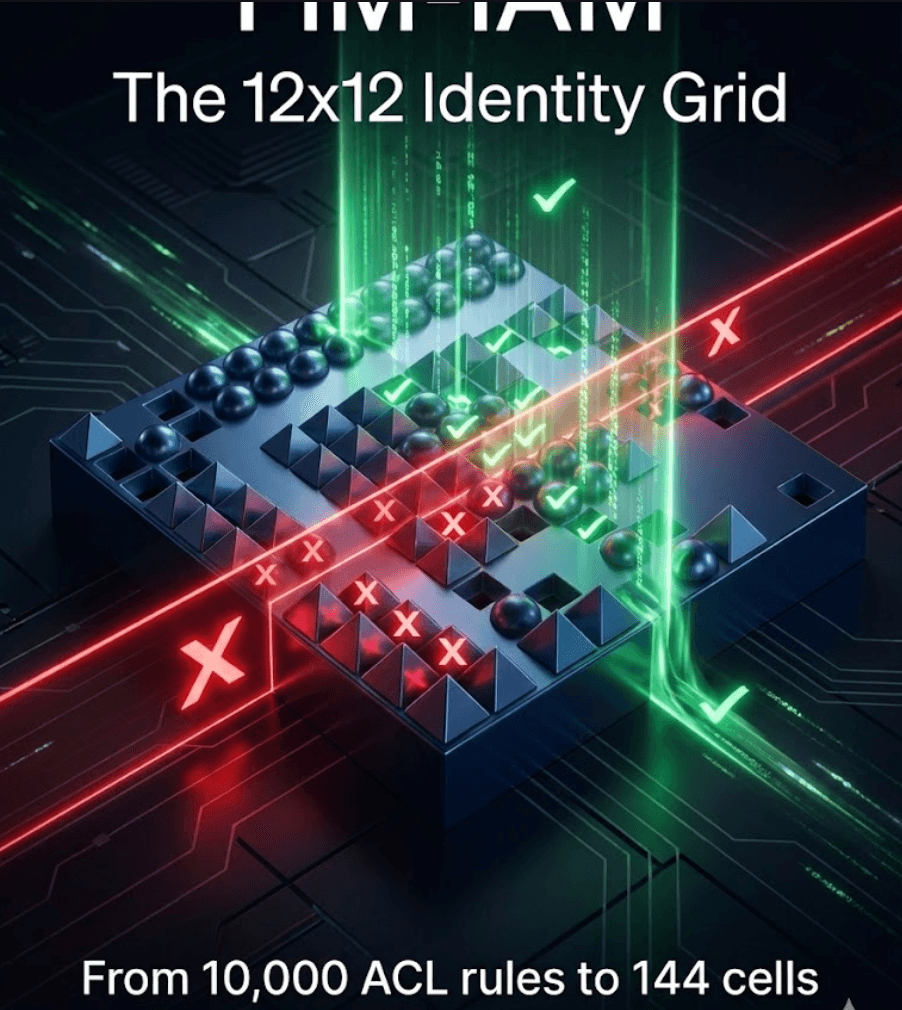FIM-IAM: The 12x12 Identity Grid