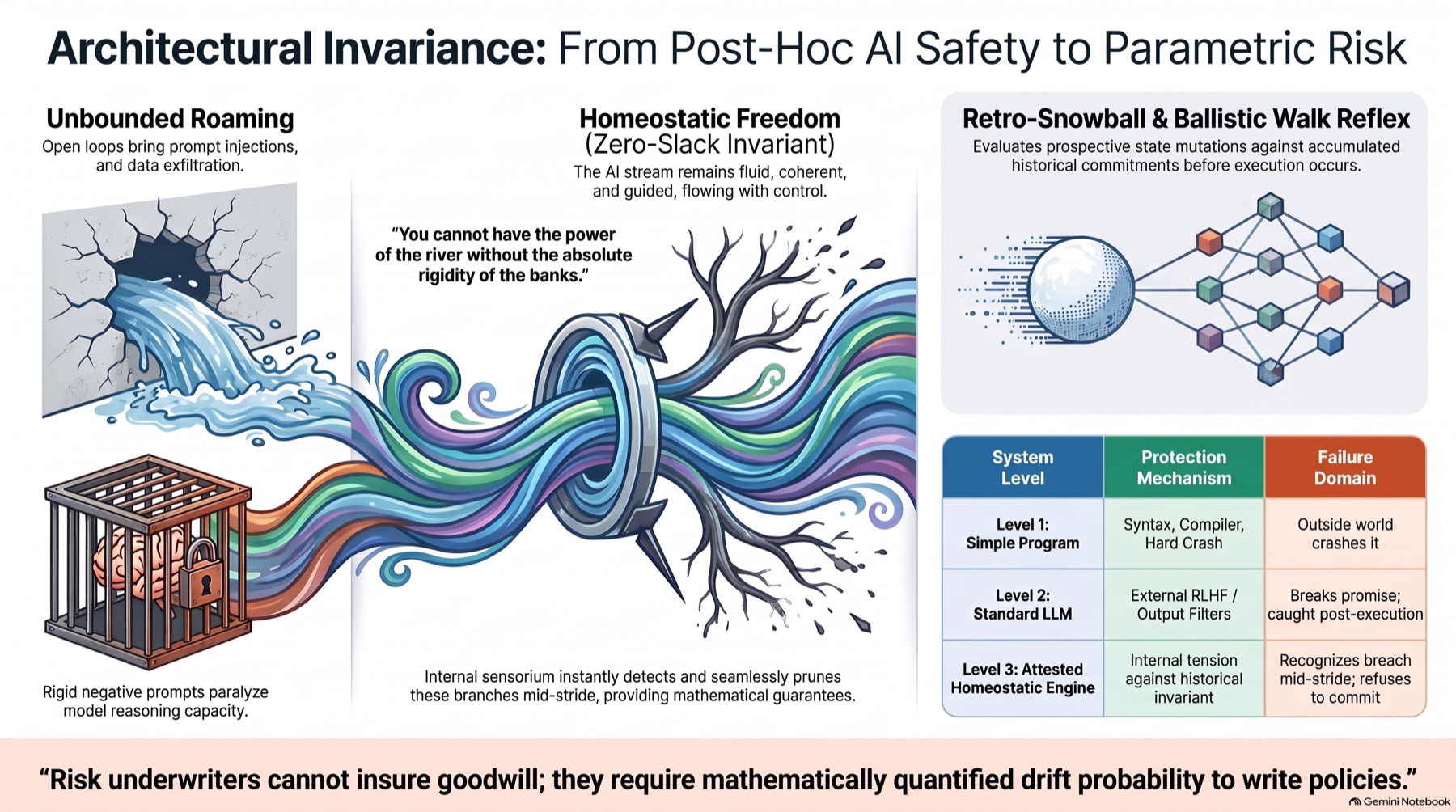 Architectural Invariance: From Post-Hoc AI Safety to Parametric Risk