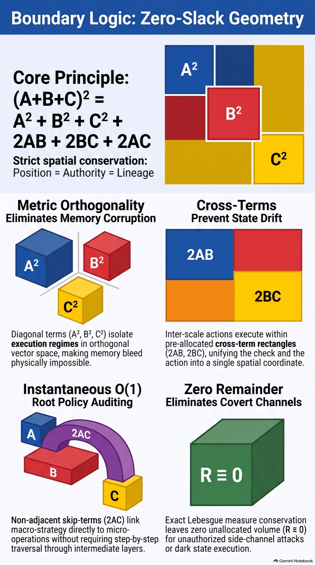 Boundary Logic: Zero-Slack Geometry