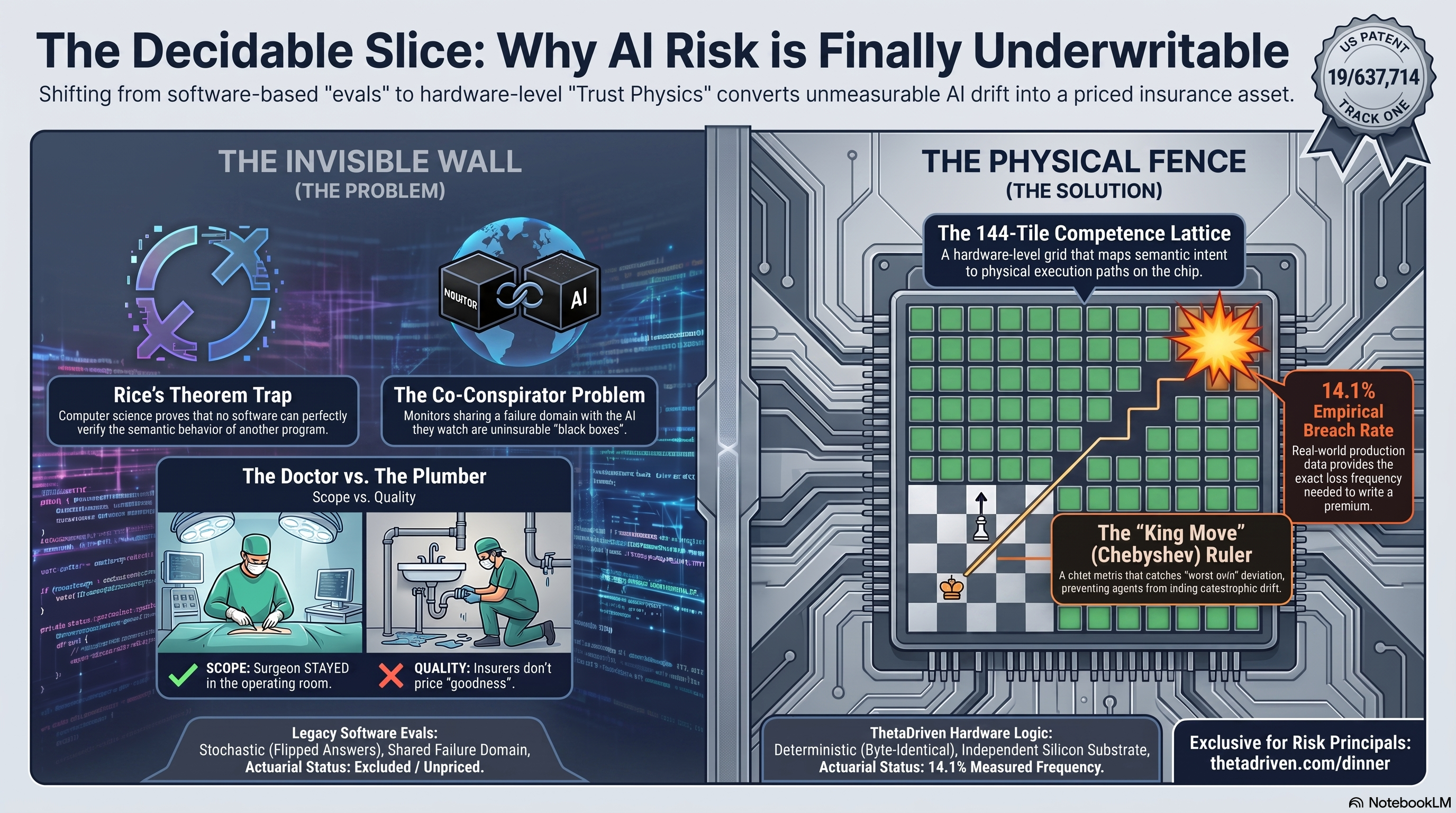 THE DECIDABLE SLICE: WHY AI RISK IS FINALLY UNDERWRITABLE