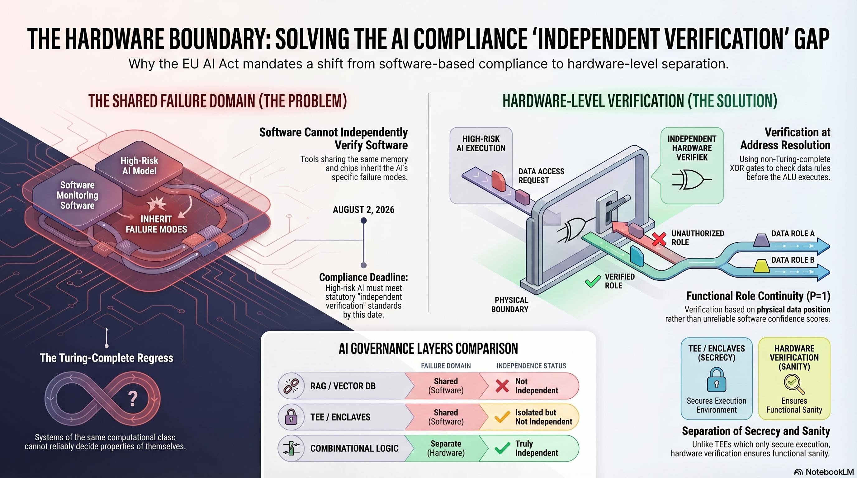 THE HARDWARE BOUNDARY: SOLVING THE AI COMPLIANCE 'INDEPENDENT VERIFICATION' GAP