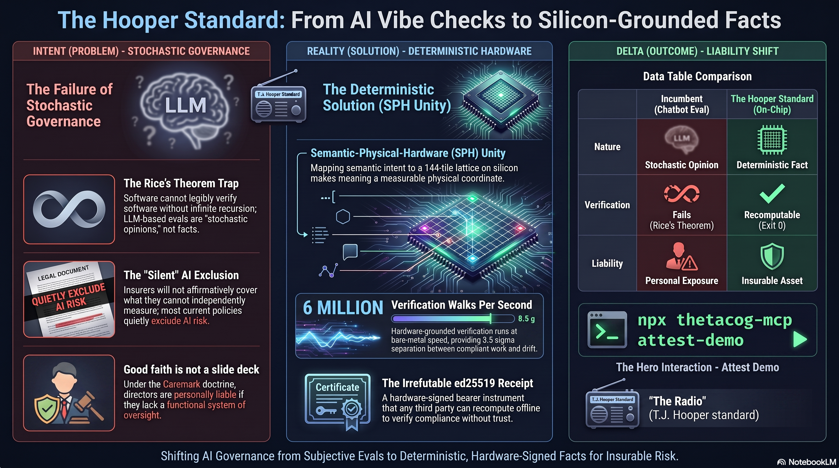THE HOOPER STANDARD: FROM AI VIBE CHECKS TO SILICON-GROUNDED FACTS