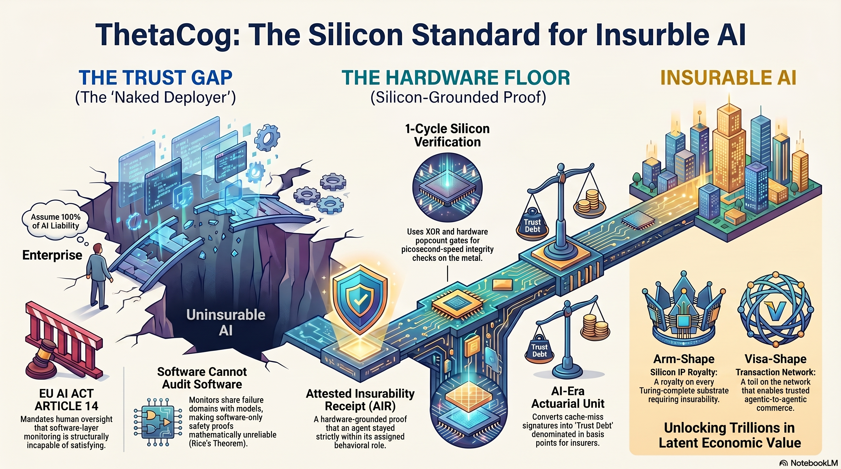 THETACOG: THE SILICON STANDARD FOR INSURABLE AI