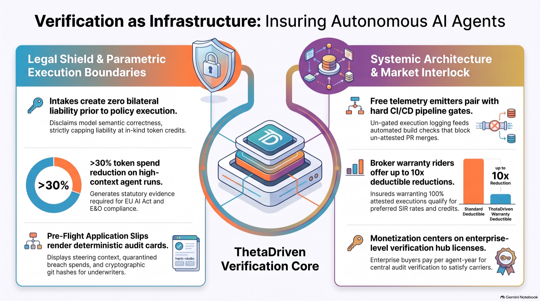 Verification as Infrastructure: Insuring Autonomous AI Agents