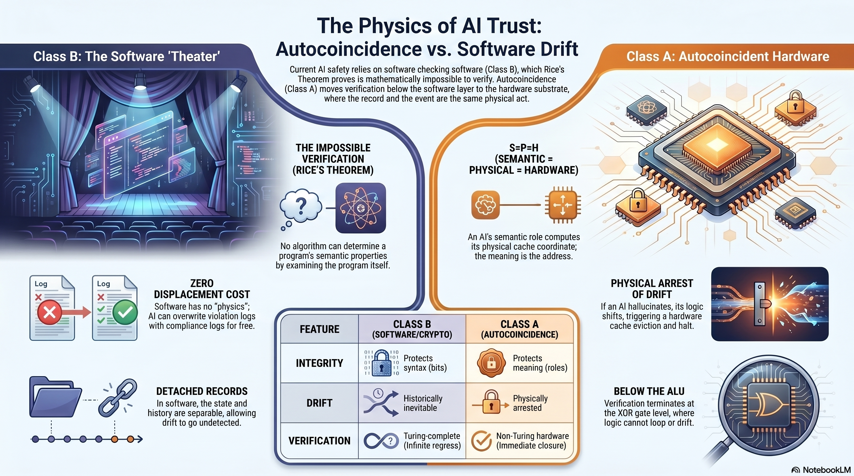 THE PHYSICS OF AI TRUST: AUTOCOINCIDENCE VS. SOFTWARE DRIFT
